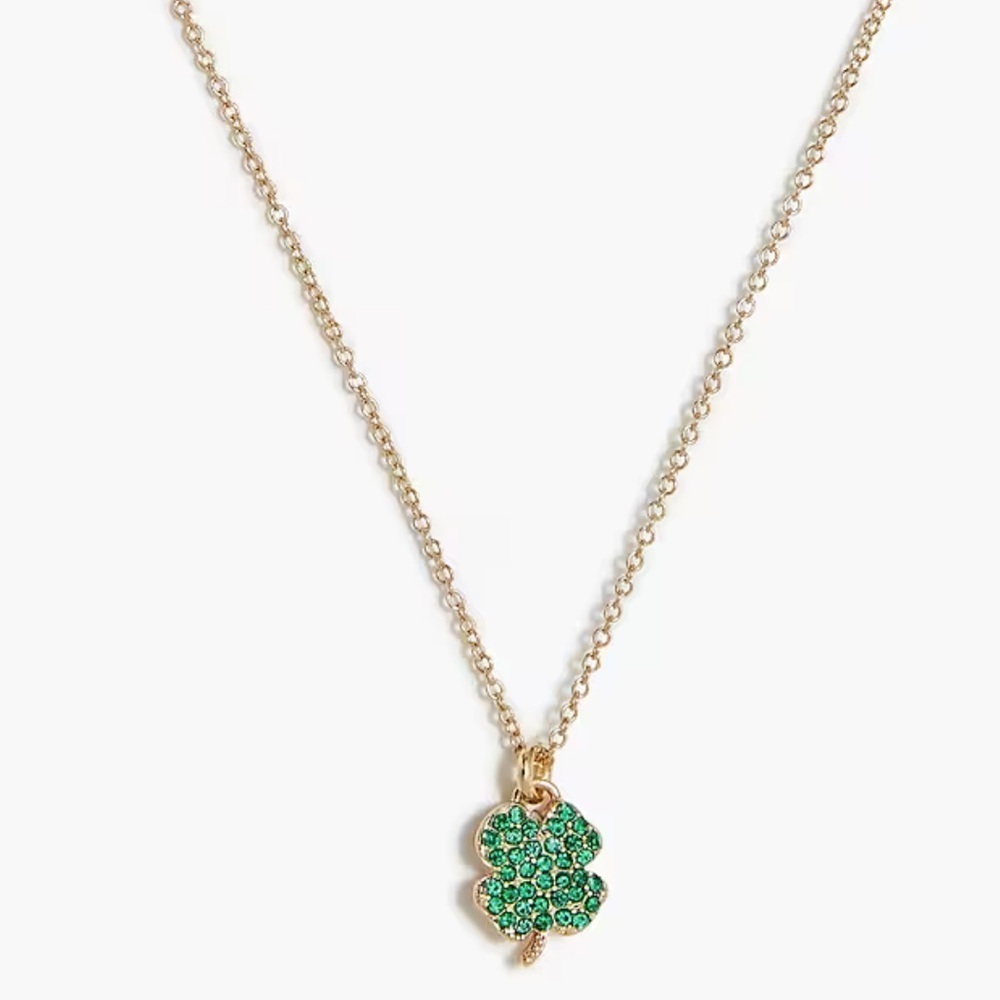 NWOT j crew Clover pendant necklace